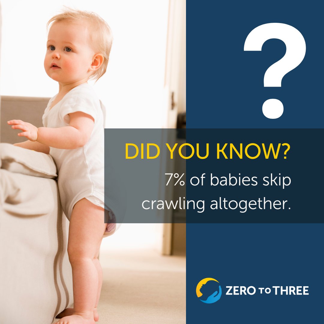 ZERO TO THREE on Twitter "Like most developmental milestones, crawling