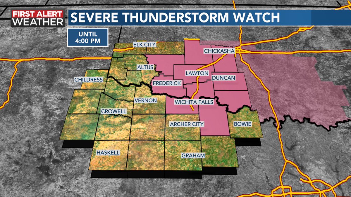 KSWO7News on Twitter "Radar Update 1214 PM Multiple severe storms are still bringing