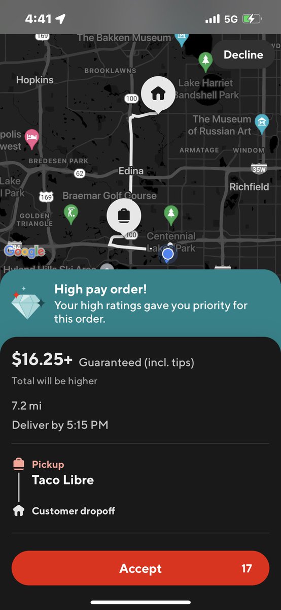 Chris Wicklund Auroras on Twitter "Switching DoorDash zones = best
