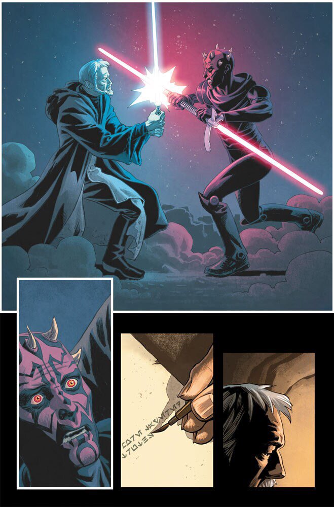 Star Wars Holocron on Twitter "Ben Kenobi reflects on Maul’s death in