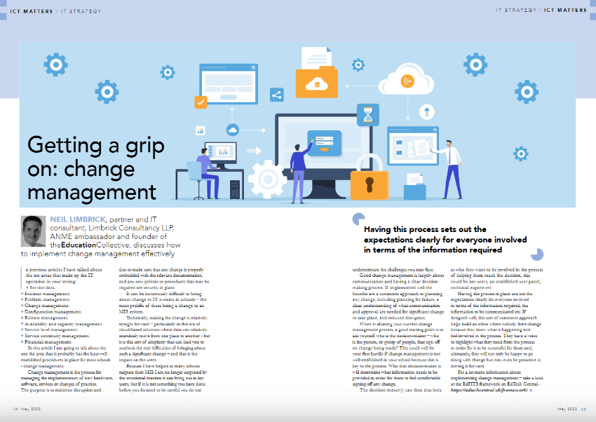 Education Executive on Twitter "💻 Getting a grip on change management