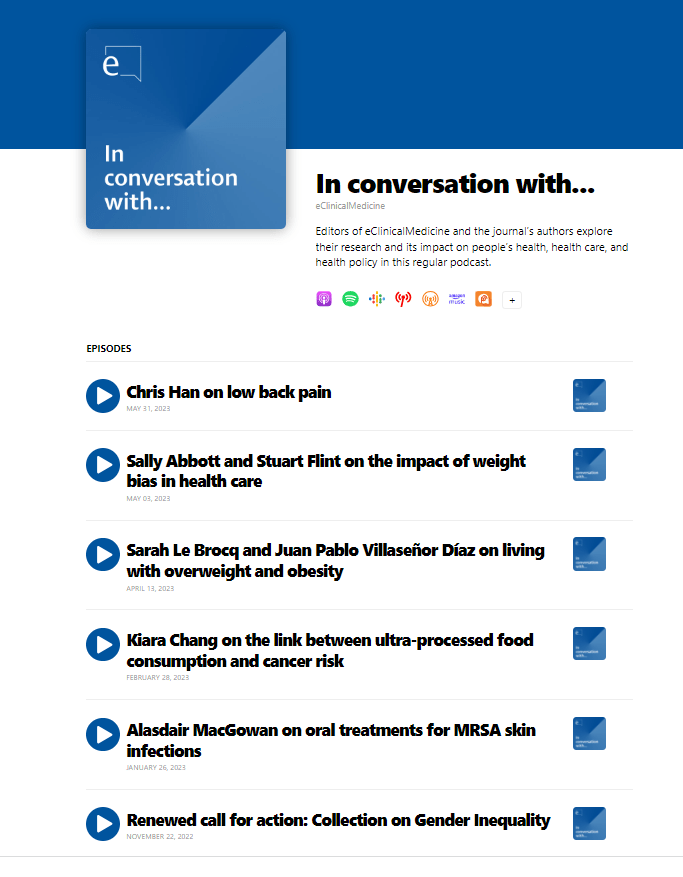 eClinicalMedicine The Lancet Discovery Science on Twitter "Our