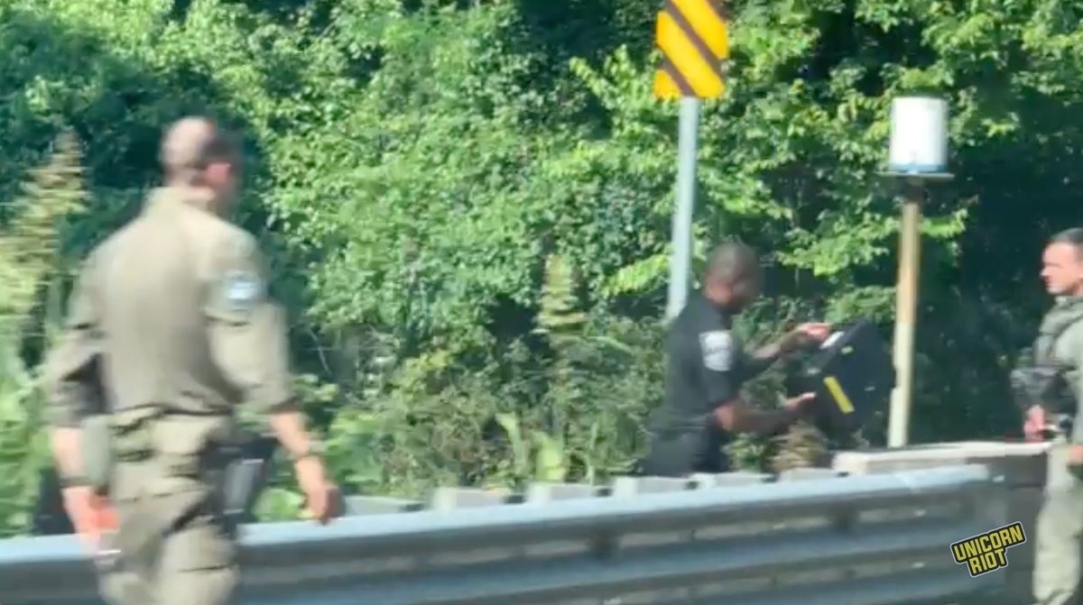 UNICORN RIOT on Twitter "Prior to a planned "March For the Forest" at Gresham Park in DeKalb