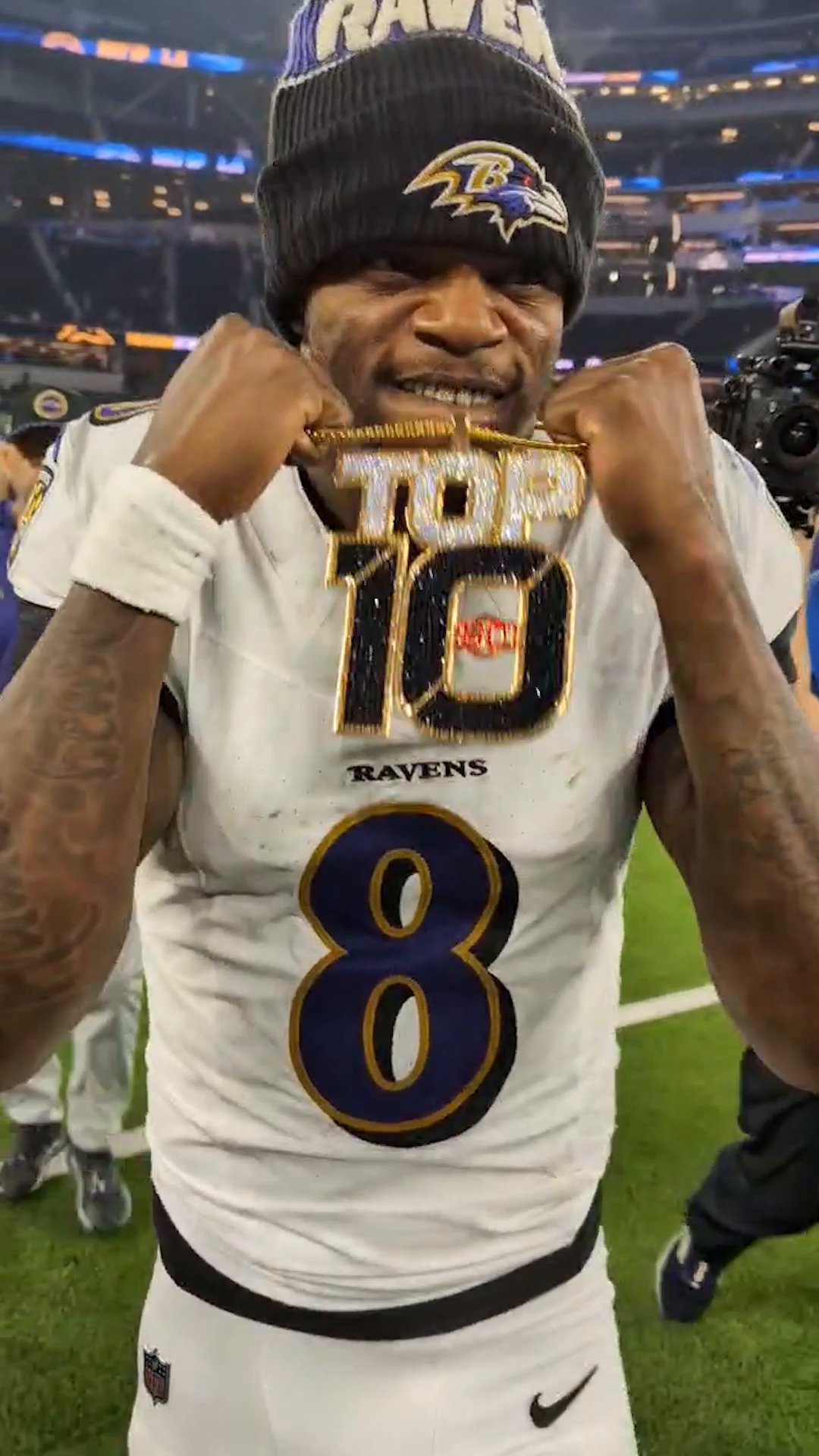 SportsCenter on X: &ldquo;&ldquo;Top 2, Not 2&rdquo; 👑 Lamar Jackson flexing 