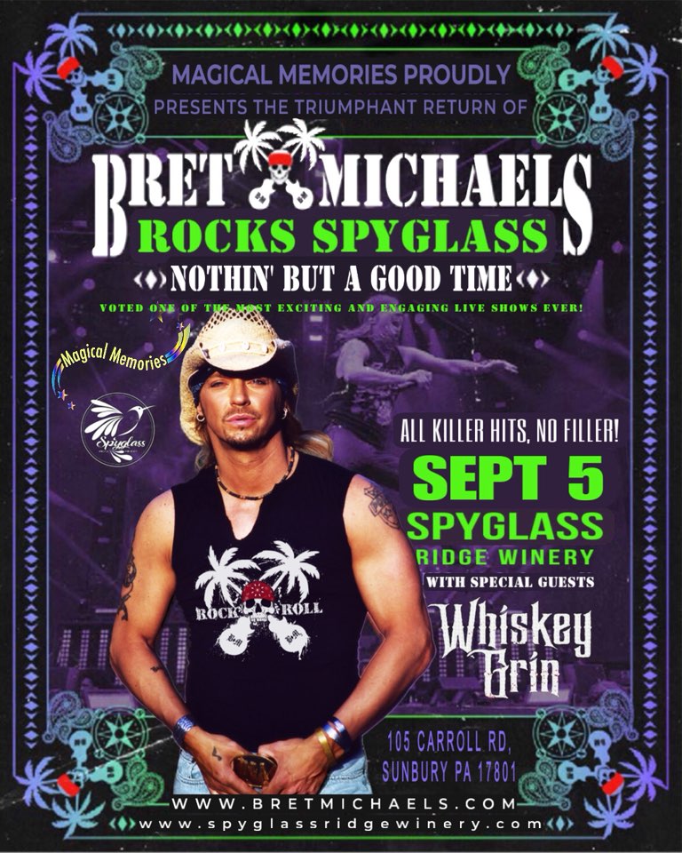 Bret Michaels Poster