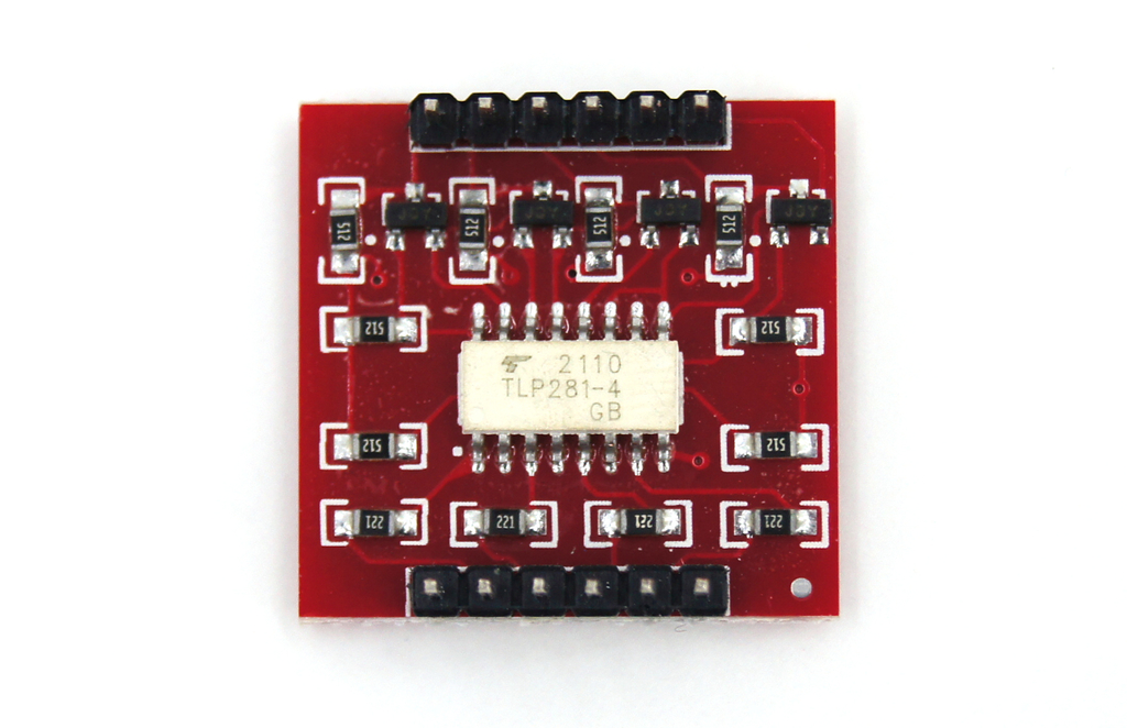 Модуль оптоизолятора 4канальный