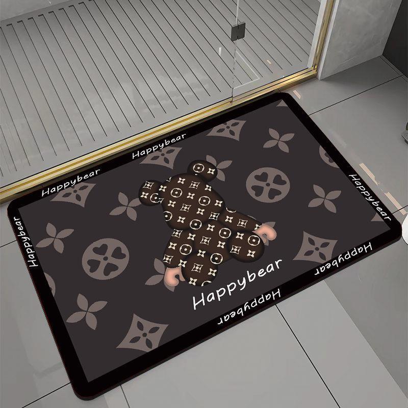 Buy Light luxury highgrade diatom mud floor mat bathroom foot mat