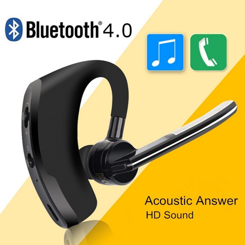 Buy V8 Wireless Bluetooth Microphone Handfree Headphone Business Stereo