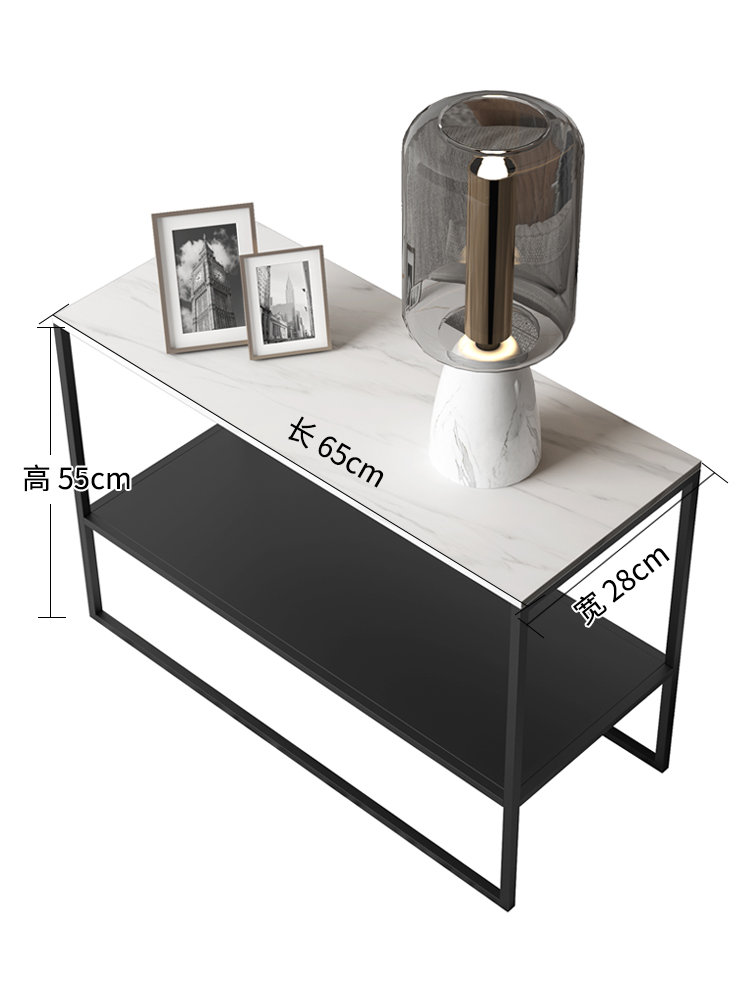 Buy Slate living room square table sofa side table light luxury corner