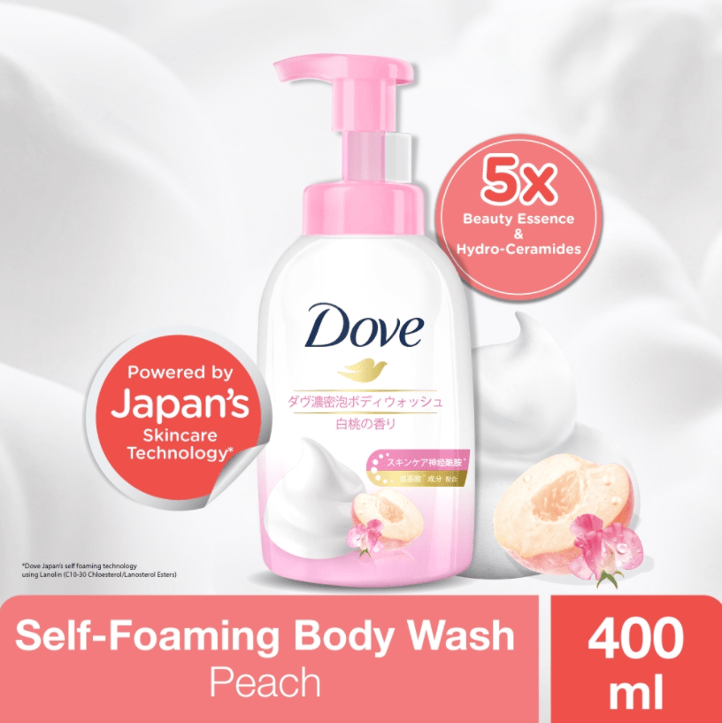 Buy Dove SelfFoaming Cloud Foam Body Wash 400ml Deep Moisture