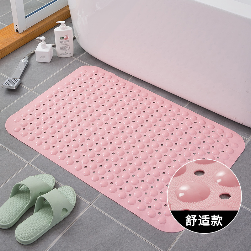 Buy Bathroom nonslip mat hotel pvc suction cup floor mat home bath