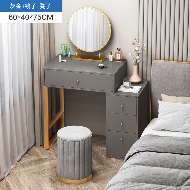 Buy Dressing table small narrow light luxury storage one