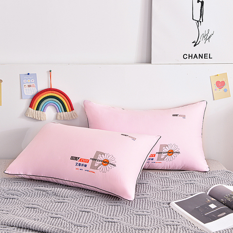 Buy 1Pc Soft & Breathable Cotton Pillow Antibacterial Stress Relief