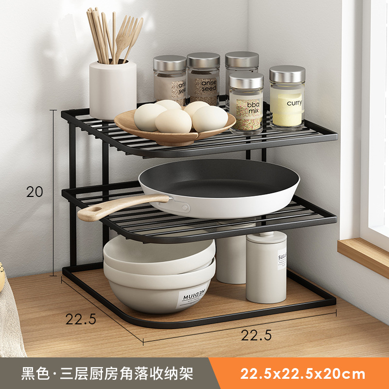 Buy Kitchen shelves floortoceiling multilayered pot shelves