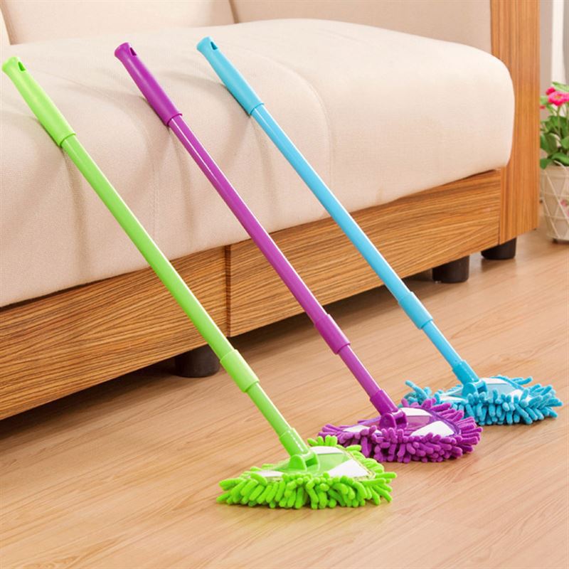 Buy Triangular small mop retractable mini ceiling cleaning artifact