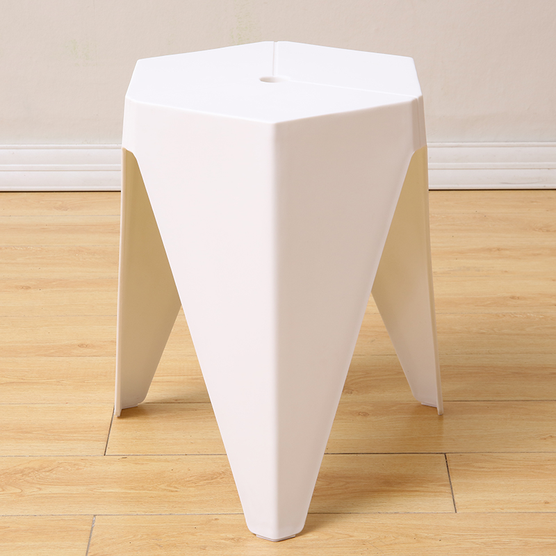 Buy Chair simple plastic household high stool thickened living room