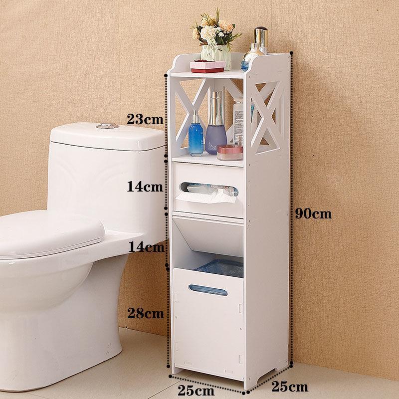 Buy Toilet storage waterproof floorstanding toilet rack wall