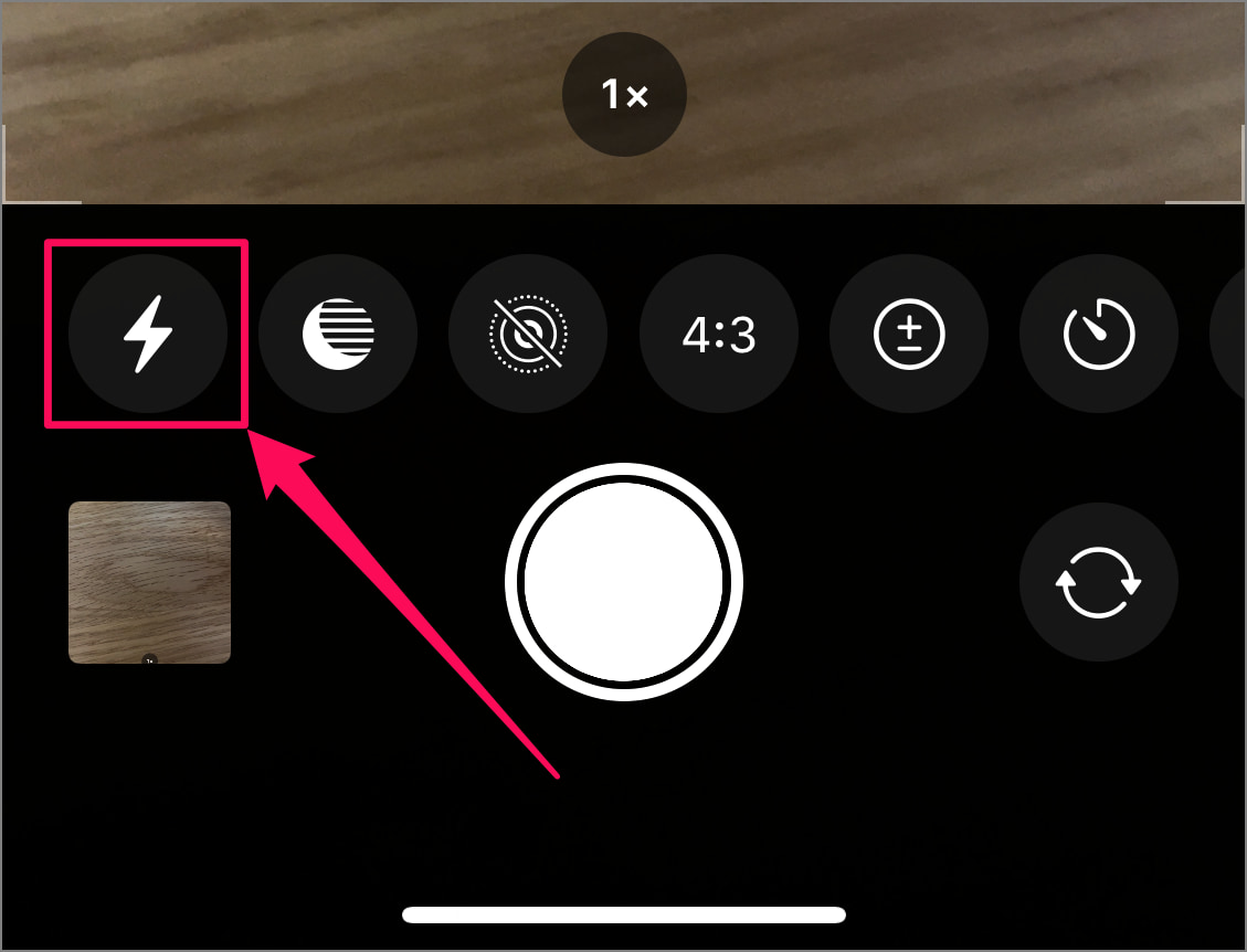 iPhoneカメラのフラッシュ設定方法（強制オン/オフ） PC設定のカルマ