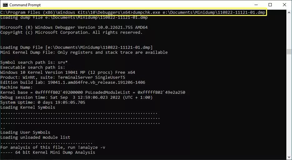 How to Analyze Windows Minidump Files