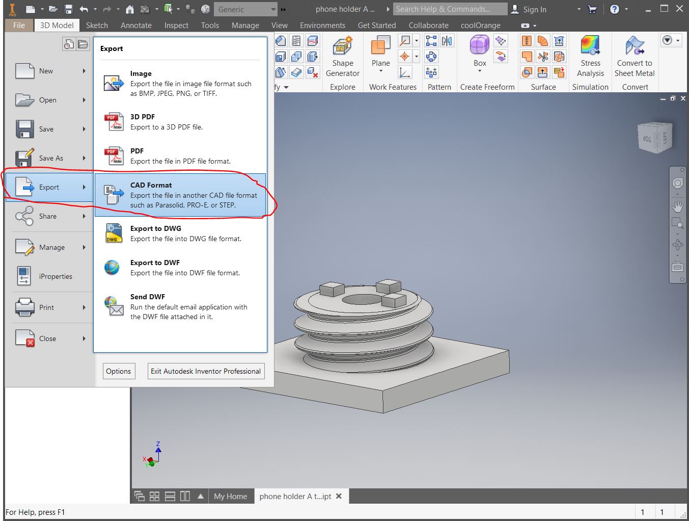 How To Export Stl File From Inventor To Cura For 3d Printing Pcb Isolation