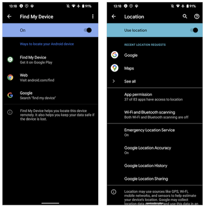 Find my device google PC CHIP