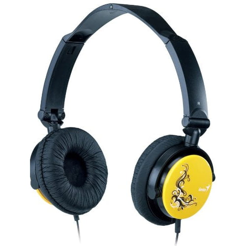 Genius Headsets Yellow color HS 410F Amman Jordan Pccircle
