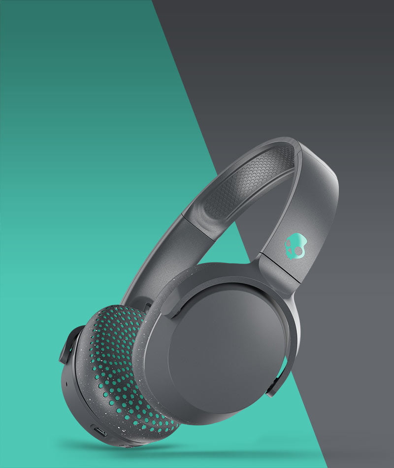 Skullcandy Riff Wireless OnEar Headphone { bluetooth // gray