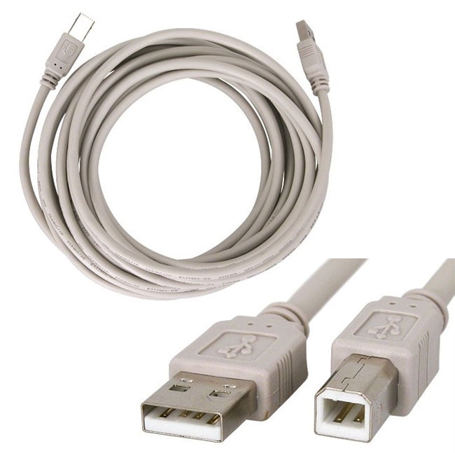 USB Printer Cable With Booster 5M PC Circle