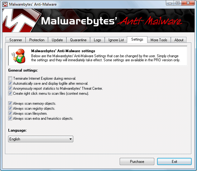 Malwarebytes AntiMalware Free Download for Windows / Antispyware tool