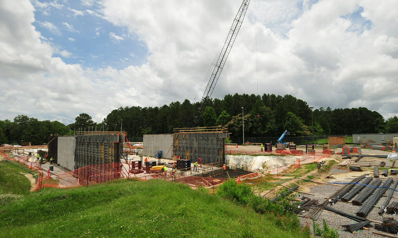 Construction Update at the Hanahan Water Treatment Plant PC Construction