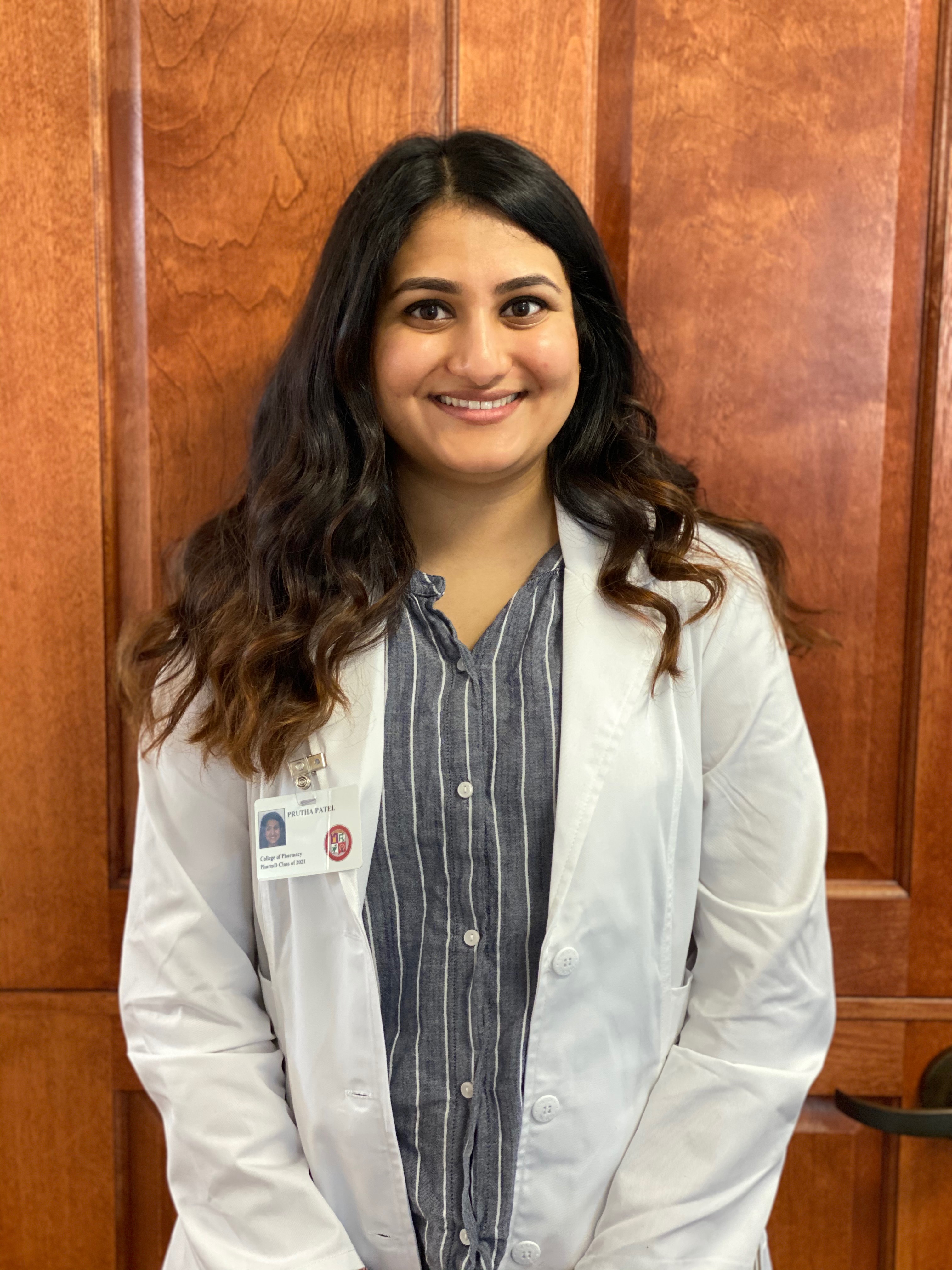 Please Our July Student Pharmacist, Prutha Patel, at Plain City