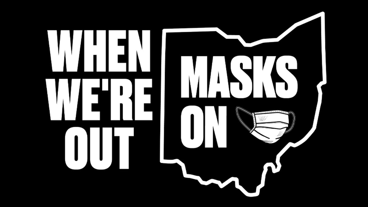Mask Up, Ohio. By Our Student Pharmacist, Prutha Patel.