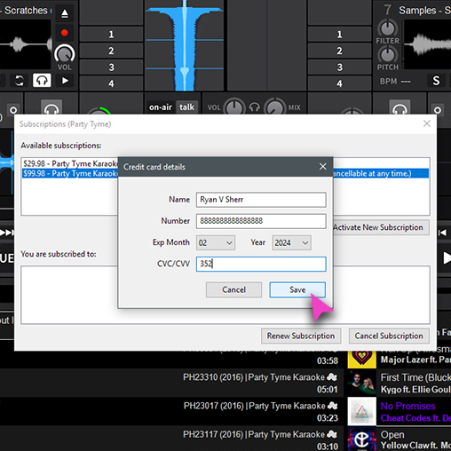 Karaoke Subscription Starting A 7Day Free Trial Of Party Tyme