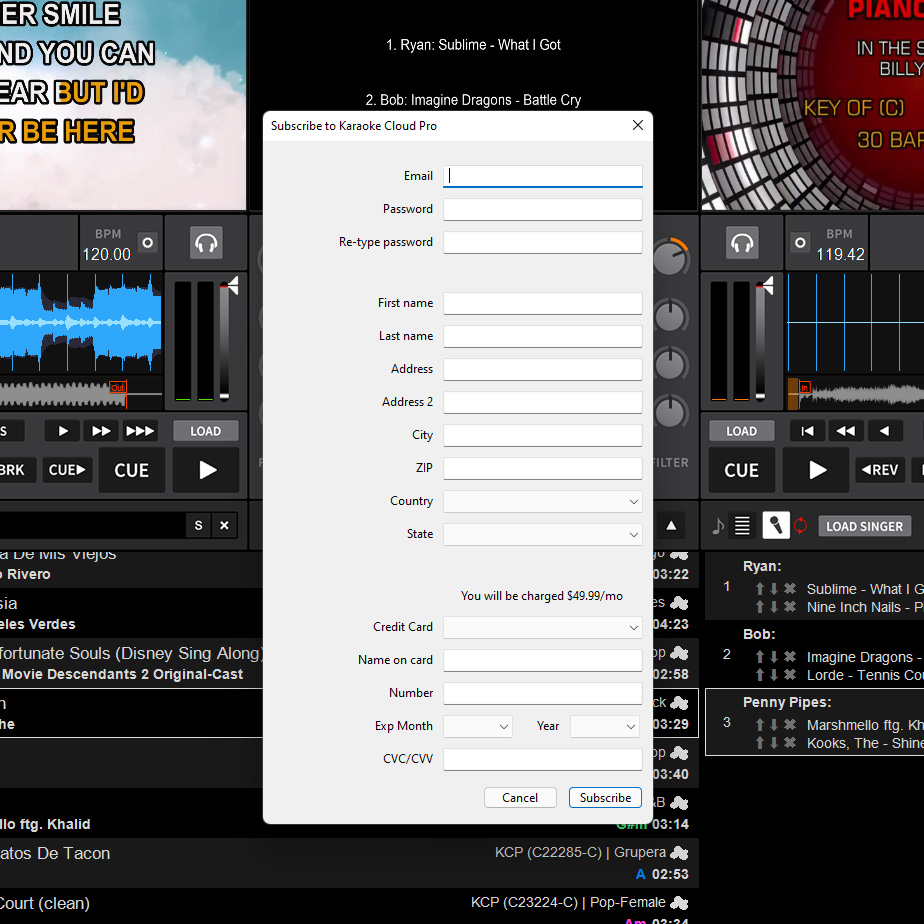 Karaoke Cloud Pro Music Video Service Launches Offer on DEX 3 and LYRX