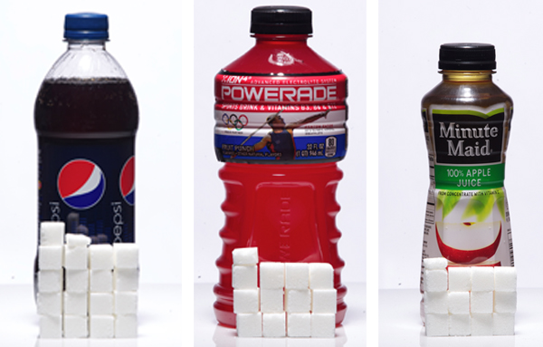 Sugar high in beverages