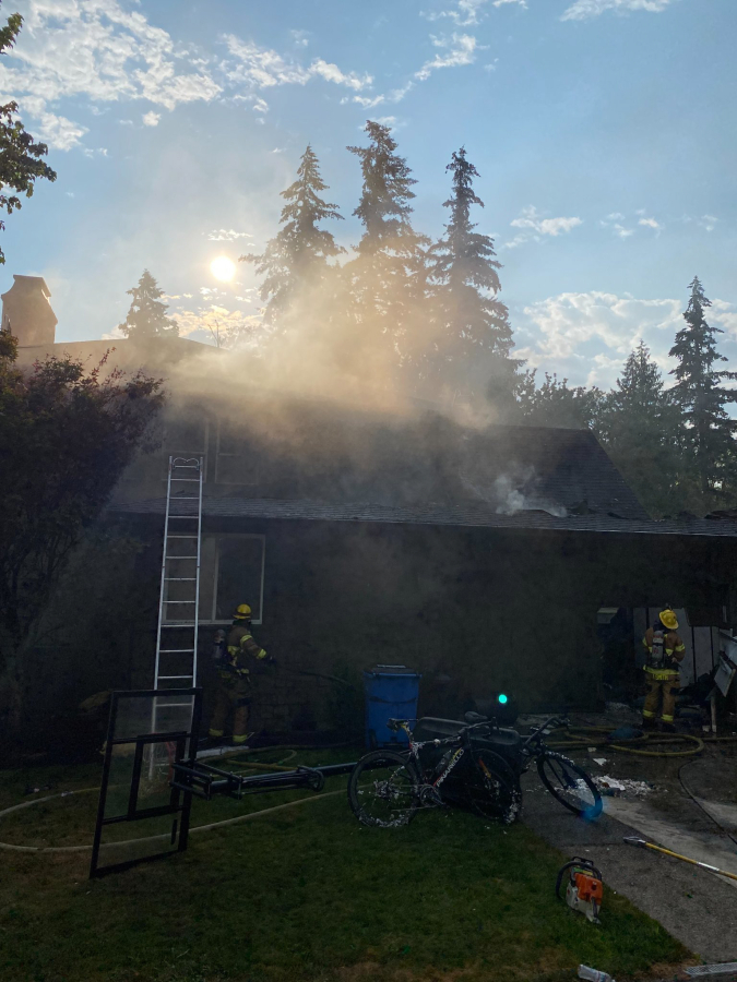 Large Ridgefield home damaged by attic fire The Columbian