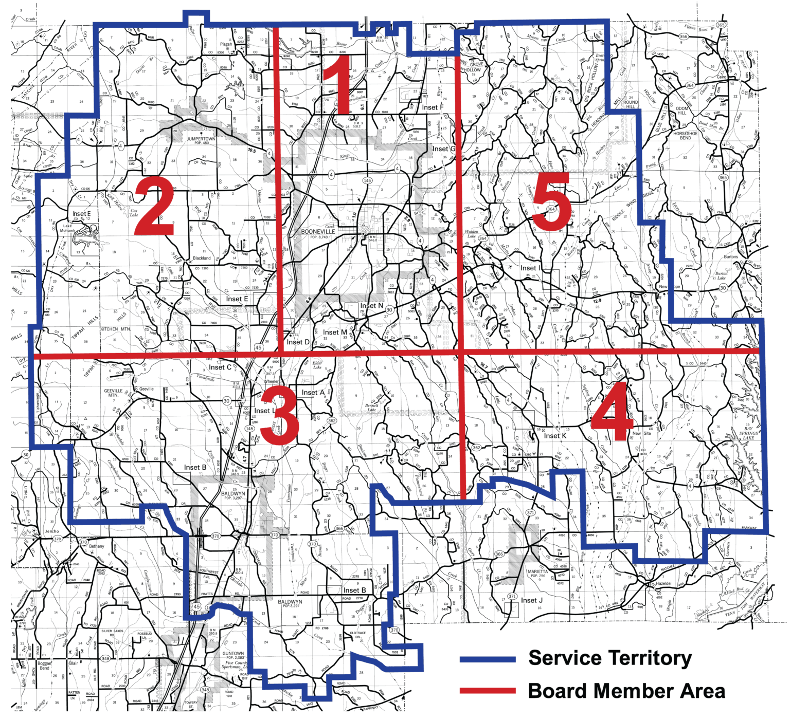 Maps Prentiss County Electric