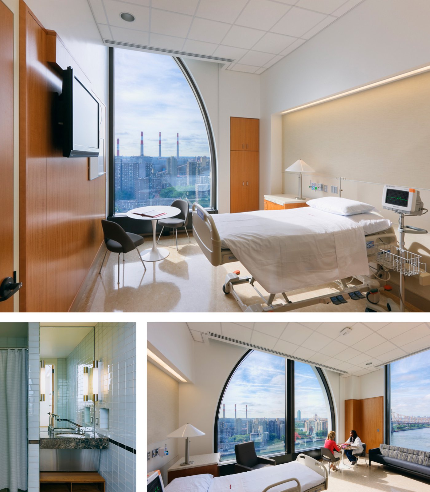 Inpatient Facility, Greenberg Pavilion, NYPH / Weill Cornell Pei Cobb Freed & Partners