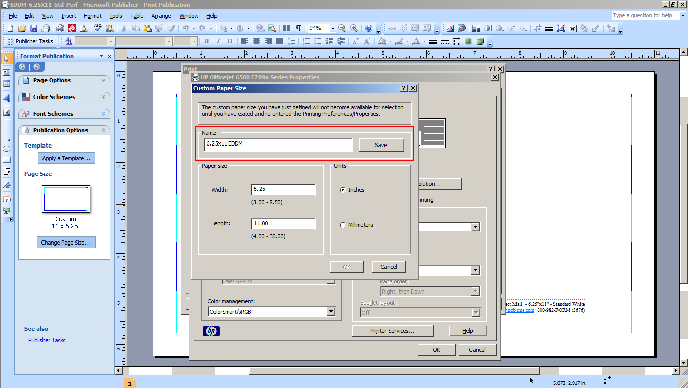 How To Set Up a Printer to Print on Custom Paper Sizes. Burris