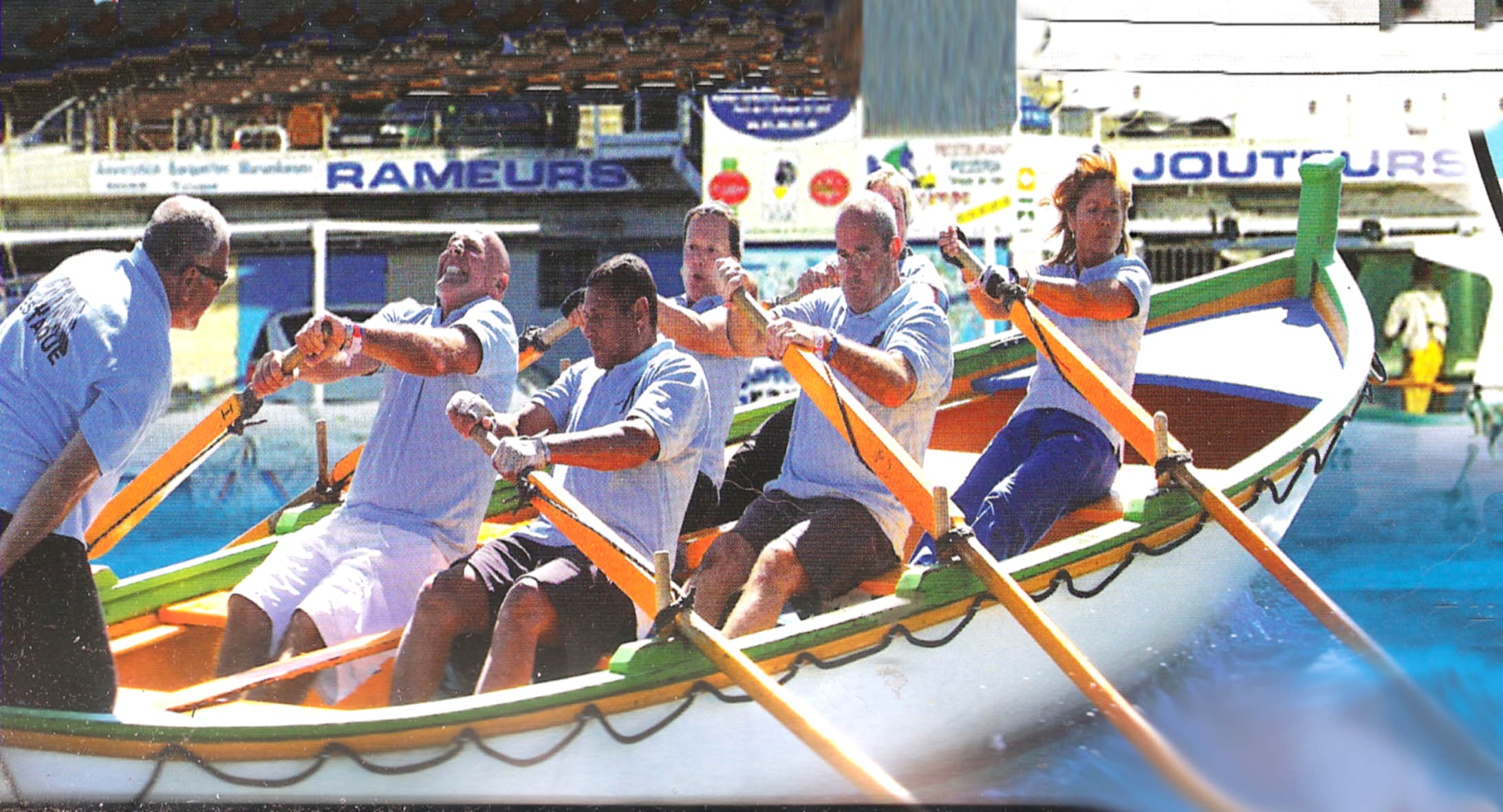 Jeu La rame traditionnelle provençale (de Marseille Bouchesdu