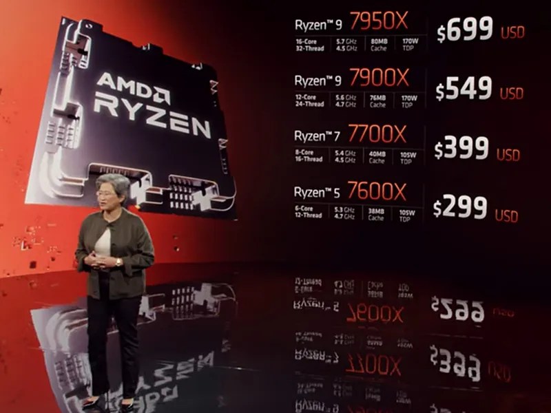AMD Announces Zen 4 Pricing