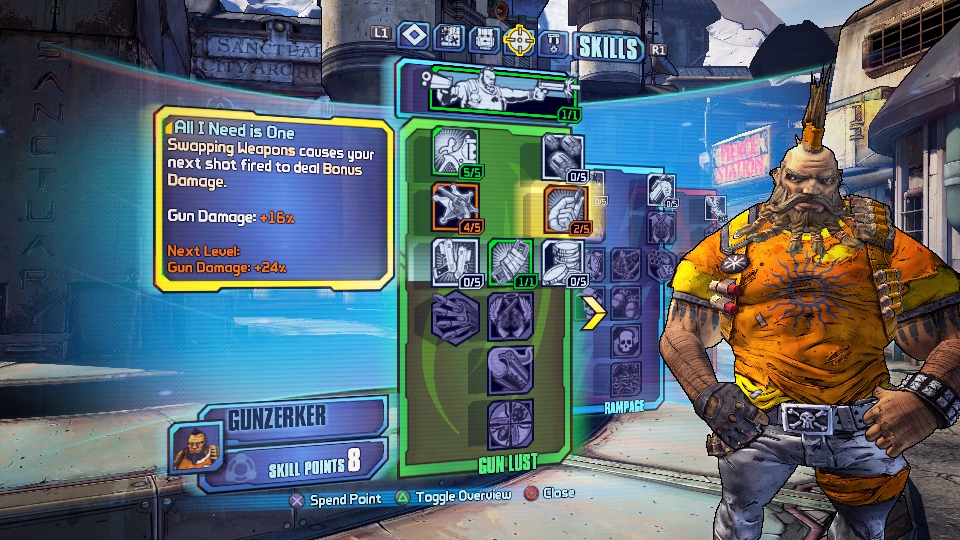 Gunzerker Leveling Guide Borderlands 2 Mechromancer Gaige Skill Builds Levelskip / Up to