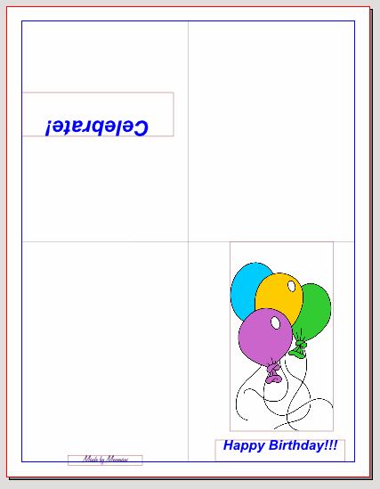 Foldable Birthday Card Template Word Printable Templa - vrogue.co