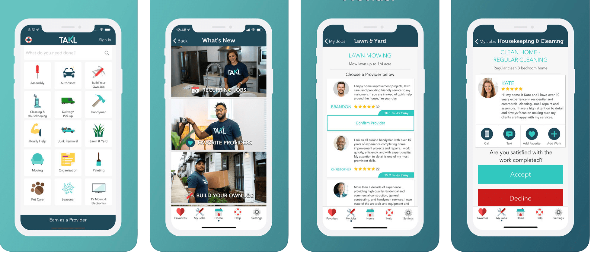 Apps to get help around the house