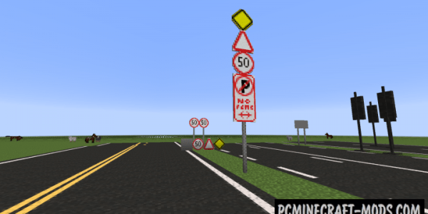 Road Stuff Mod For Minecraft 1.7.10 PC Java Mods