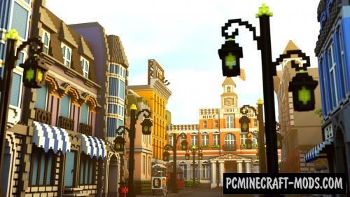 Lego City Map For Minecraft 1.16.4, 1.15.2 PC Java Mods
