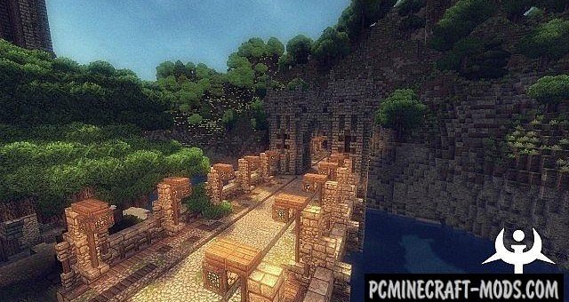 Medieval Fantasy Map For Minecraft 1.16, 1.15.2 PC Java Mods