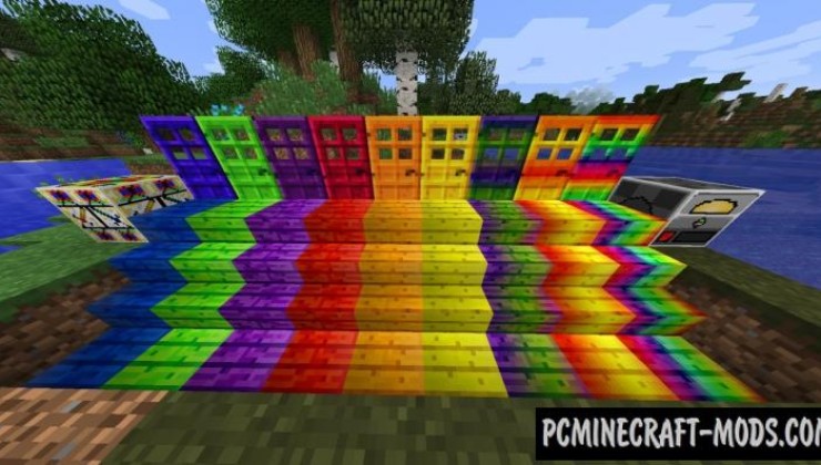 Color (Rainbow) Dimension Mod For Minecraft 1.7.10 PC Java Mods