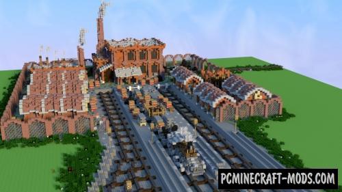 Old factory Map For Minecraft 1.16.2, 1.15.2 PC Java Mods