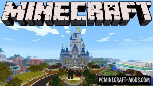 Disney World Minecraft Map Walt Disney World Magic Kingdom Map Minecraft 1.19.1, 1.18.2 PC Java Mods